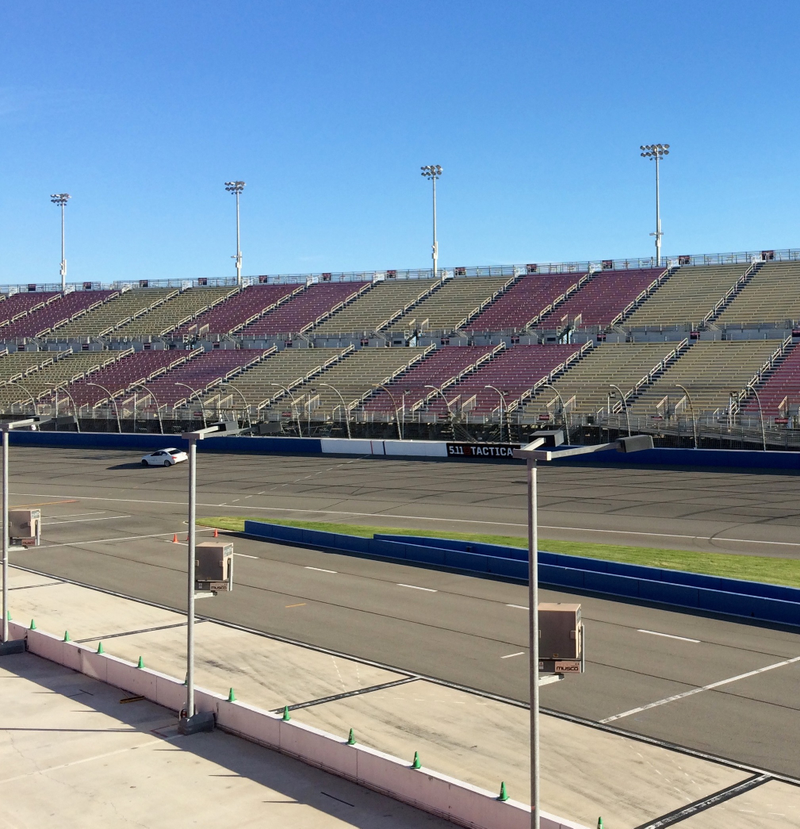 Illustration for article titled Grip Engaged: Smashing Lap Times at Auto Club Speedway